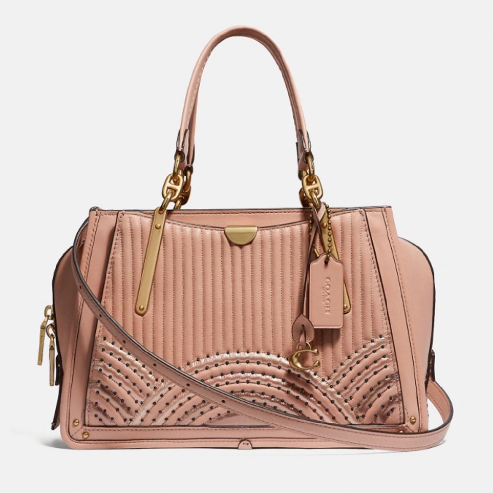 NWT Coach Dreamer With Colorblock Deco Quilting And Rivets, $650